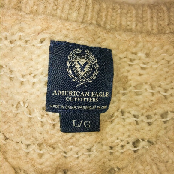 Creme Knit Wool Sweater - Picture 2 of 2